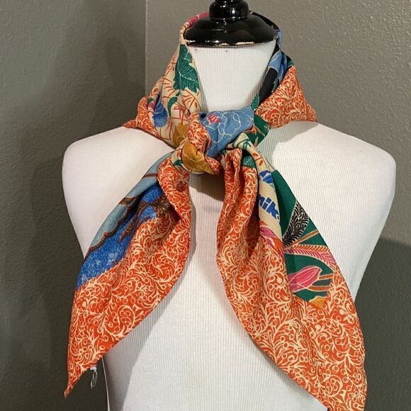 Vintage Nik Nik Floral Scarf - Picture 2 of 13